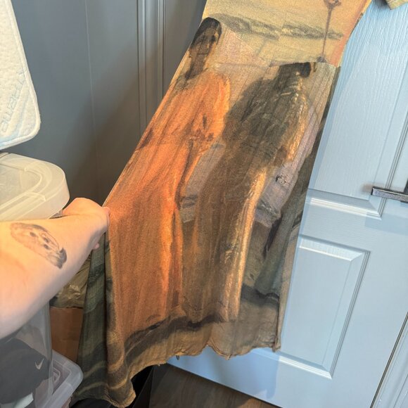 Tenax Dress Size Small Fairy Grunge Made in Italy Fairycore Y2K Art to Wear READ - Picture 10 of 15